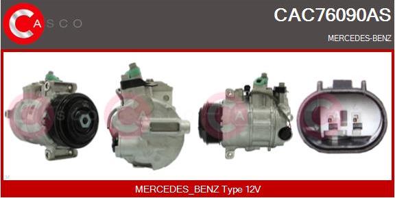 Casco CAC76090AS - Kompressor, Klimaanlage alexcarstop-ersatzteile.com