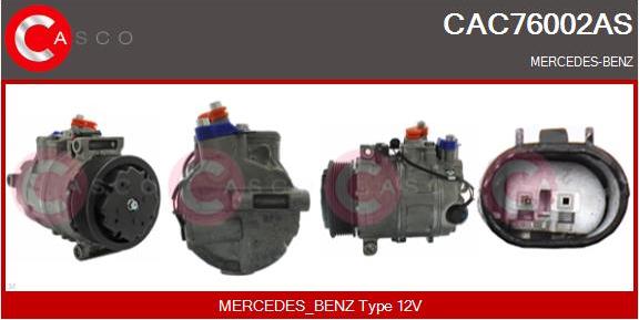 Casco CAC76002AS - Kompressor, Klimaanlage alexcarstop-ersatzteile.com