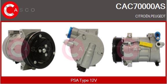 Casco CAC70000AS - Kompressor, Klimaanlage alexcarstop-ersatzteile.com