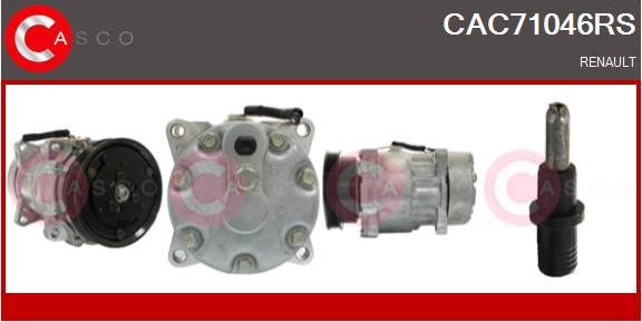 Casco CAC71046RS - Kompressor, Klimaanlage alexcarstop-ersatzteile.com