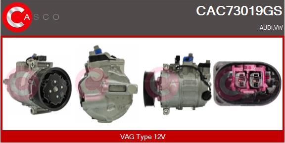 Casco CAC73019GS - Kompressor, Klimaanlage alexcarstop-ersatzteile.com