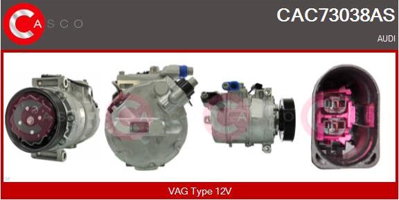 Casco CAC73038AS - Kompressor, Klimaanlage alexcarstop-ersatzteile.com