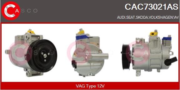 Casco CAC73021AS - Kompressor, Klimaanlage alexcarstop-ersatzteile.com