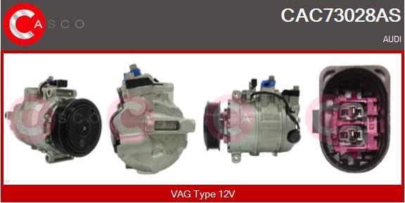 Casco CAC73028AS - Kompressor, Klimaanlage alexcarstop-ersatzteile.com