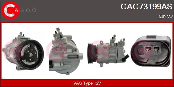 Casco CAC73199AS - Kompressor, Klimaanlage alexcarstop-ersatzteile.com