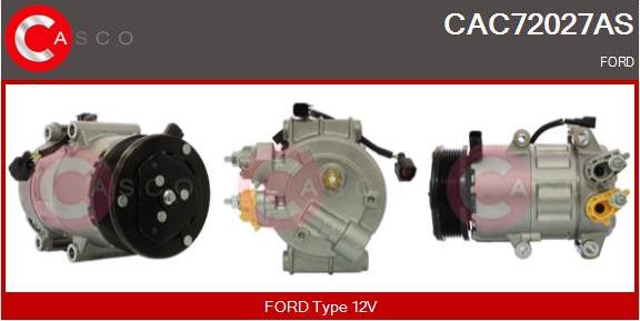 Casco CAC72027AS - Kompressor, Klimaanlage alexcarstop-ersatzteile.com