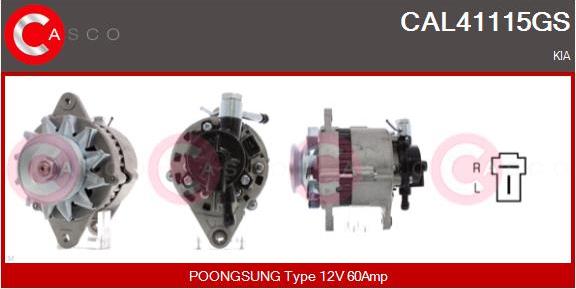 Casco CAL41115GS - Generator alexcarstop-ersatzteile.com