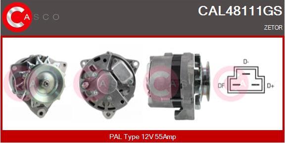 Casco CAL48111GS - Generator alexcarstop-ersatzteile.com