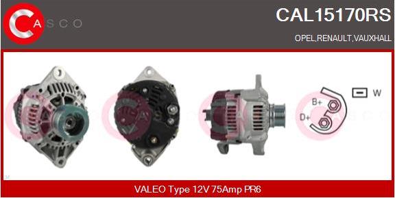 Casco CAL15170RS - Generator alexcarstop-ersatzteile.com