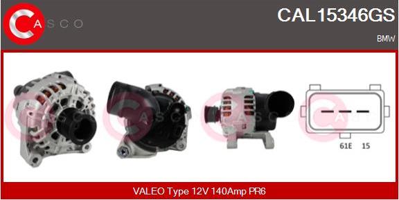 Casco CAL15346GS - Generator alexcarstop-ersatzteile.com