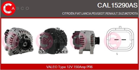 Casco CAL15290AS - Generator alexcarstop-ersatzteile.com