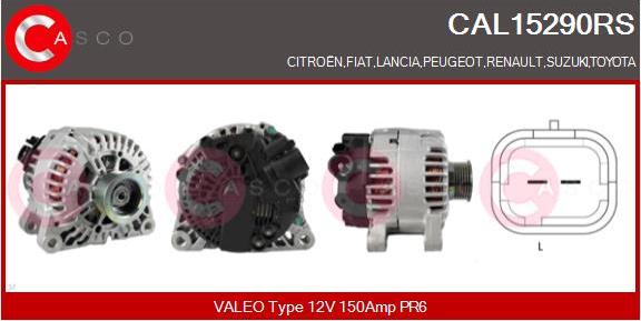 Casco CAL15290RS - Generator alexcarstop-ersatzteile.com