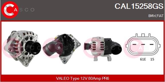 Casco CAL15258GS - Generator alexcarstop-ersatzteile.com