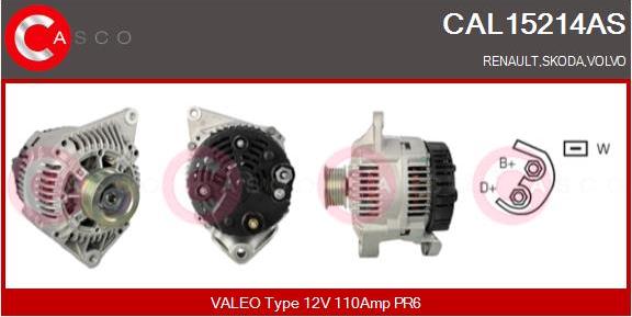 Casco CAL15214AS - Generator alexcarstop-ersatzteile.com