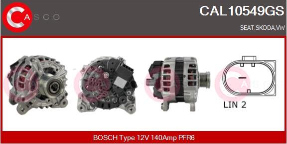 Casco CAL10549GS - Generator alexcarstop-ersatzteile.com