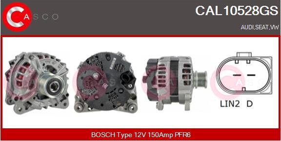 Casco CAL10528GS - Generator alexcarstop-ersatzteile.com