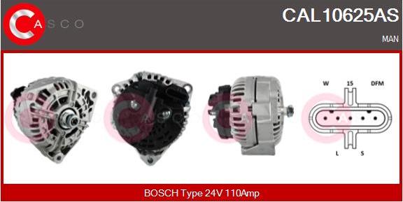 Casco CAL10625AS - Generator alexcarstop-ersatzteile.com