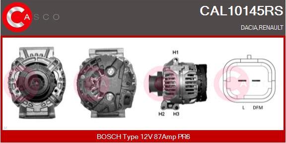 Casco CAL10145RS - Generator alexcarstop-ersatzteile.com