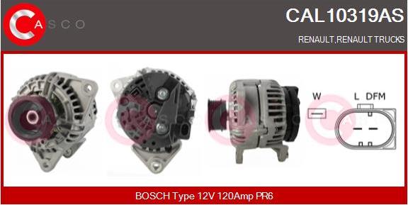 Casco CAL10319AS - Generator alexcarstop-ersatzteile.com