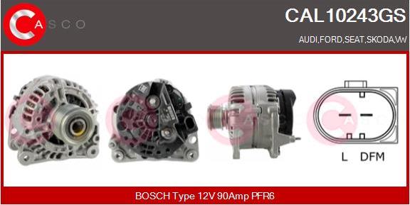 Casco CAL10243GS - Generator alexcarstop-ersatzteile.com