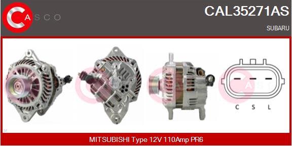 Casco CAL35271AS - Generator alexcarstop-ersatzteile.com