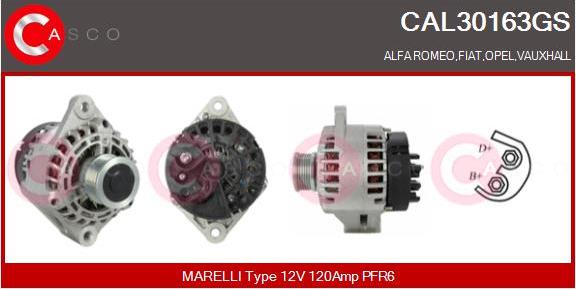 Casco CAL30163GS - Generator alexcarstop-ersatzteile.com