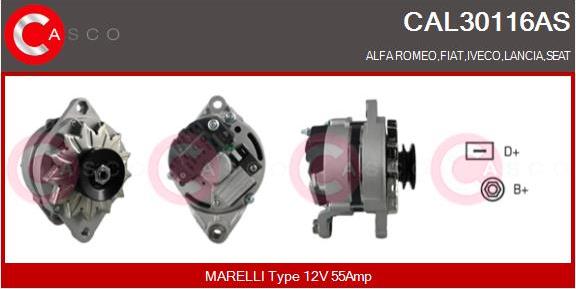 Casco CAL30116AS - Generator alexcarstop-ersatzteile.com