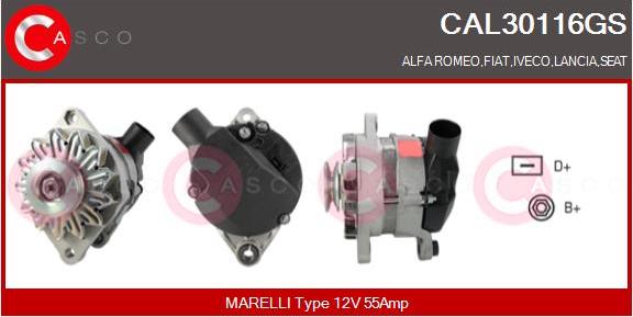 Casco CAL30116GS - Generator alexcarstop-ersatzteile.com