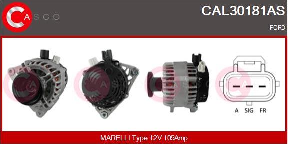 Casco CAL30181AS - Generator alexcarstop-ersatzteile.com