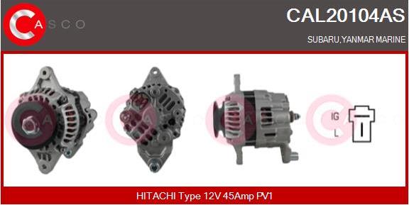 Casco CAL20104AS - Generator alexcarstop-ersatzteile.com