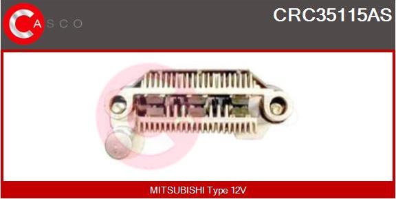 Casco CRC35115AS - Gleichrichter, Generator alexcarstop-ersatzteile.com