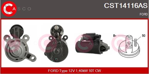 Casco CST14116AS - Starter alexcarstop-ersatzteile.com