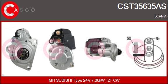 Casco CST35635AS - Starter alexcarstop-ersatzteile.com