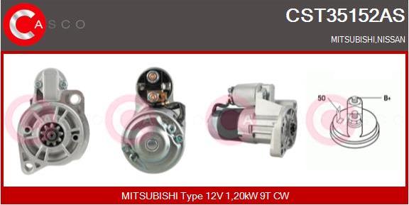 Casco CST35152AS - Starter alexcarstop-ersatzteile.com