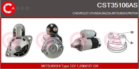 Casco CST35106AS - Starter alexcarstop-ersatzteile.com