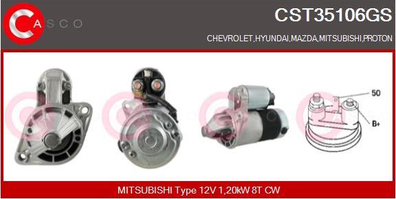 Casco CST35106GS - Starter alexcarstop-ersatzteile.com