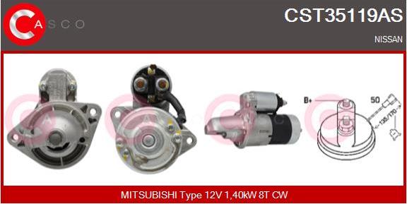 Casco CST35119AS - Starter alexcarstop-ersatzteile.com