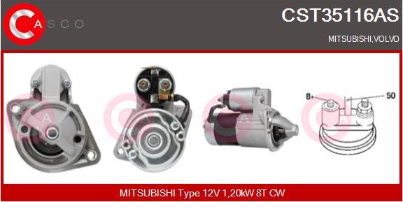 Casco CST35116AS - Starter alexcarstop-ersatzteile.com