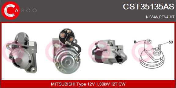 Casco CST35135AS - Starter alexcarstop-ersatzteile.com