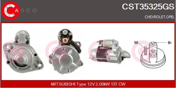 Casco CST35325GS - Starter alexcarstop-ersatzteile.com