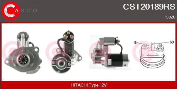 Casco CST20189RS - Starter alexcarstop-ersatzteile.com