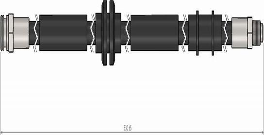 CAVO C900 323A - Bremsschlauch alexcarstop-ersatzteile.com