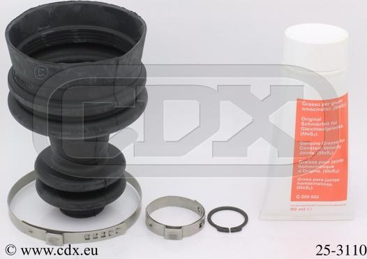 CDX 25-3110 - Faltenbalg, Antriebswelle alexcarstop-ersatzteile.com