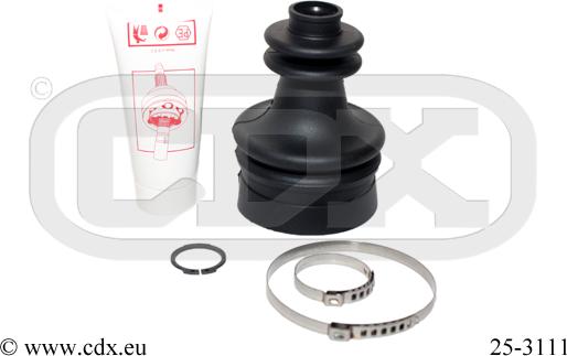 CDX 25-3111 - Faltenbalg, Antriebswelle alexcarstop-ersatzteile.com