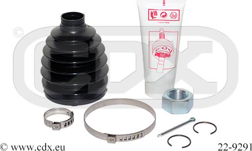 CDX 22-9291 - Faltenbalg, Antriebswelle alexcarstop-ersatzteile.com