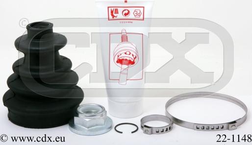 CDX 22-1148 - Faltenbalg, Antriebswelle alexcarstop-ersatzteile.com