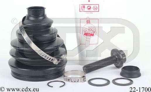 CDX 22-1700 - Faltenbalg, Antriebswelle alexcarstop-ersatzteile.com