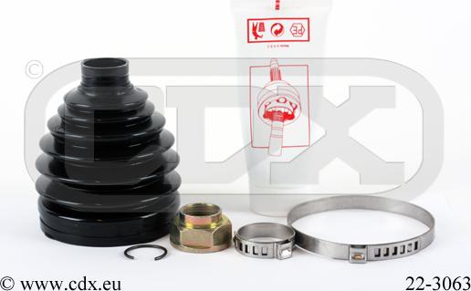 CDX 22-3063 - Faltenbalg, Antriebswelle alexcarstop-ersatzteile.com