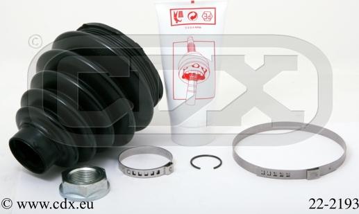 CDX 22-2193 - Faltenbalg, Antriebswelle alexcarstop-ersatzteile.com