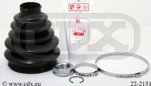 CDX 22-2151 - Faltenbalg, Antriebswelle alexcarstop-ersatzteile.com